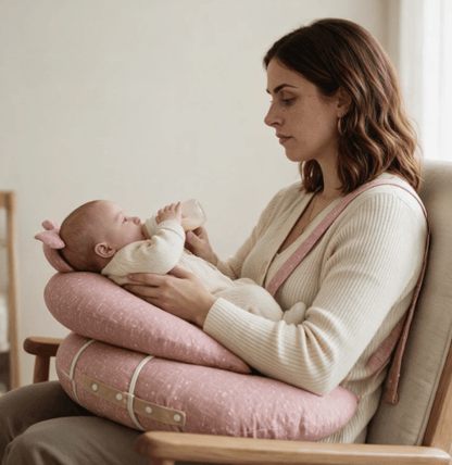 Nursing support pillow that eases your back