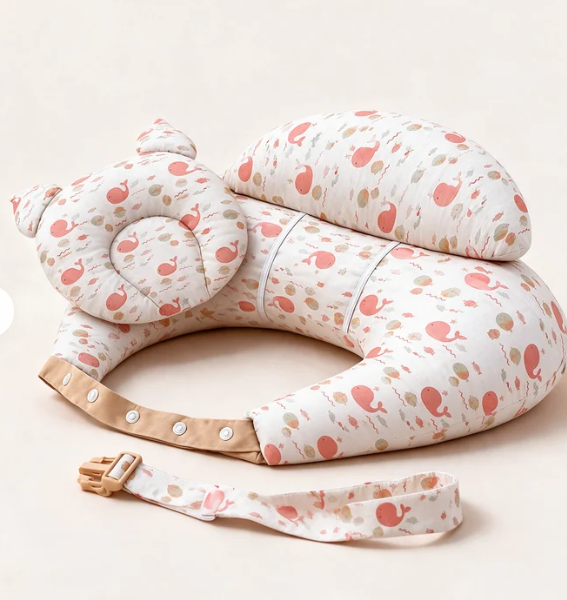 Nursing support pillow that eases your back