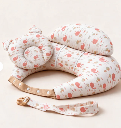 Nursing support pillow that eases your back