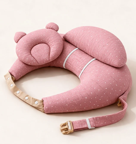 Nursing support pillow that eases your back